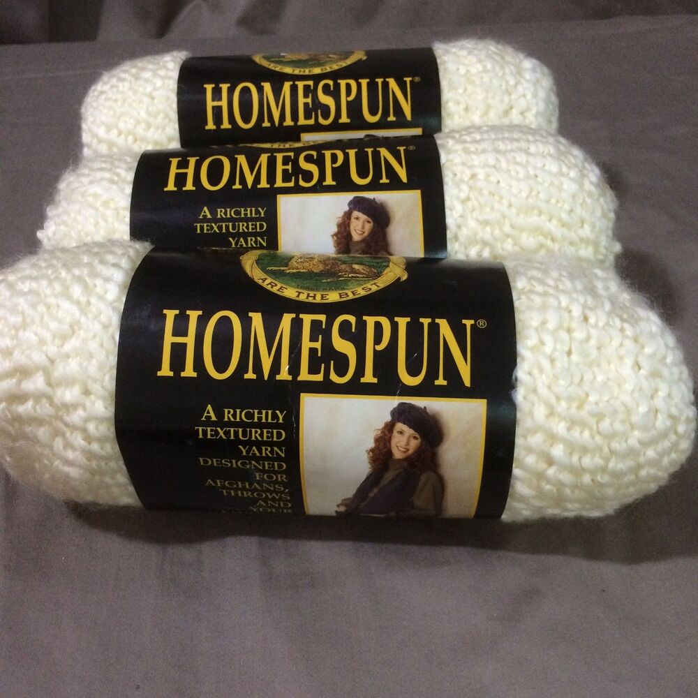 Lion Brand Homespun Yarn Lot of 3 Skeins Textured Bulky Deco #309